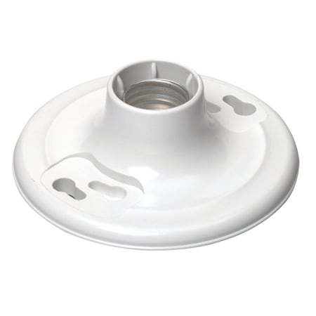 Leviton White Plastic Incandescent Lampholder with 4 Terminal Screws 103-08829-CW4